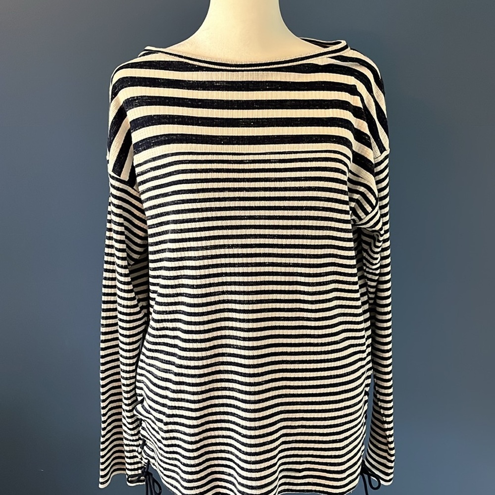 Chaps -medium, stripe nautical top